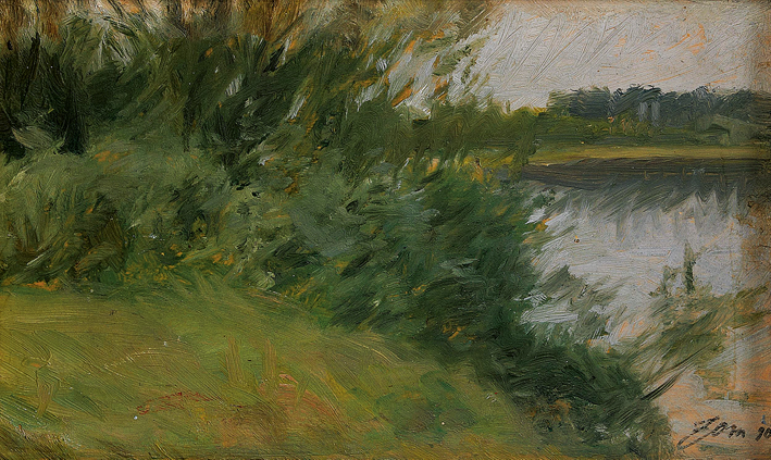  安德斯·莱奥纳德·佐恩 Anders Leonard Zorn —— 水边树丛